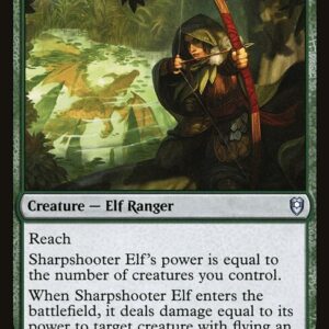 Commander Legends: Battle for Baldur's Gate - 253 - Sharpshooter Elf - Uncommon - G - Non-foil