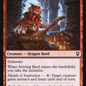 Commander Legends: Battle for Baldur's Gate - 195 - Stirring Bard - Common - R - Non-foil