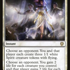 Crimson Vow Commander - 78 - Benevolent Offering - Rare - W - Non-foil (Front)