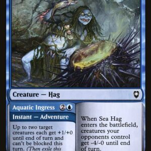 Commander Legends: Battle for Baldur's Gate - 95 - Sea Hag // Aquatic Ingress - Common - U - Non-foil