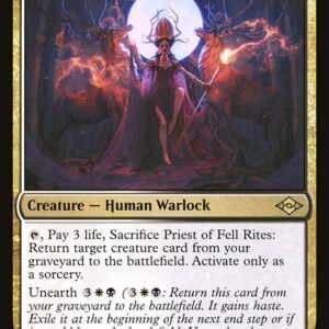 Modern Horizons 2 - 208 - Priest of Fell Rites - Rare - WB - Non-foil