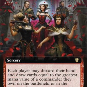 Crimson Vow Commander - 62 - Imposing Grandeur - Rare - R - Non-foil (Front)