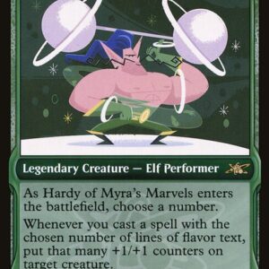 Unfinity - 252 - Hardy of Myra's Marvels - Rare - G - Foil