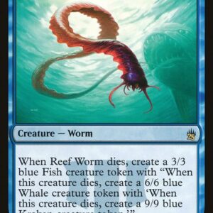 Masters 25 - 70 - Reef Worm - Rare - U - Foil