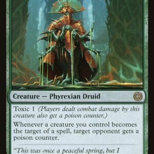 Phyrexia: All Will Be One - 192 - Venerated Rotpriest - Rare - G - Foil