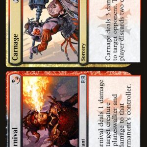 Ravnica Allegiance - 222 - Carnival // Carnage - Uncommon - BR - Non-foil (Front)