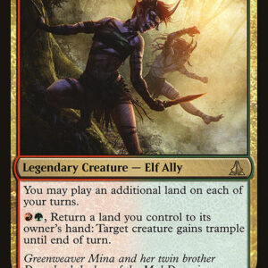 Oath of the Gatewatch - 156 - Mina and Denn, Wildborn - Rare - RG - Non-foil