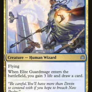 War of the Spark - 195 - Elite Guardmage - Uncommon - WU - Non-foil (Front)
