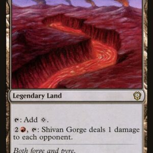Dominaria United Commander - 232 - Shivan Gorge - Rare - C - Non-foil
