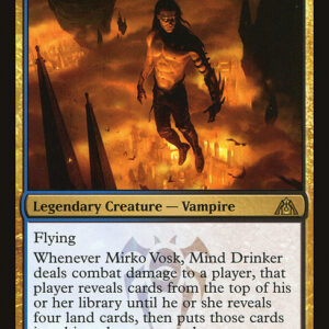 Dragon's Maze - 85 - Mirko Vosk, Mind Drinker - Rare - UB - Non-foil (Front)