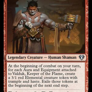 Commander Masters - 266 - Valduk, Keeper of the Flame - Uncommon - R - Non-foil