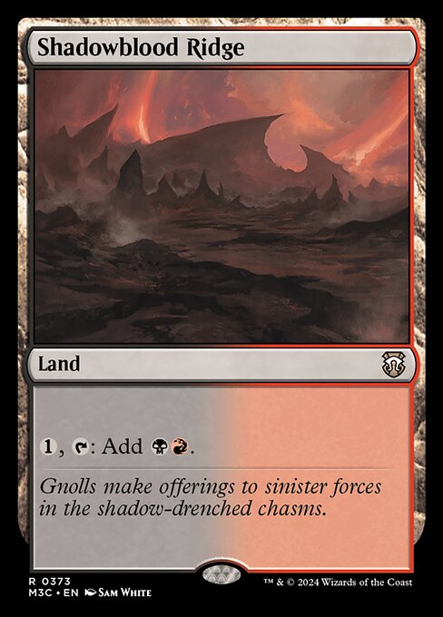 Modern Horizons 3 Commander - 373 - Shadowblood Ridge - Rare - C - Non-foil