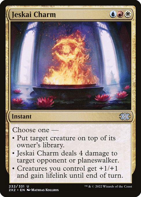 Double Masters 2022 - 232 - Jeskai Charm - Uncommon - Multi - Foil