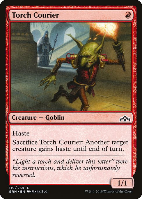Guilds of Ravnica - 119 - Torch Courier - Common - R - Non-foil