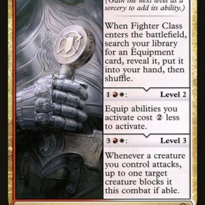 Adventures in the Forgotten Realms - 222 - Fighter Class - Rare - WR - Foil