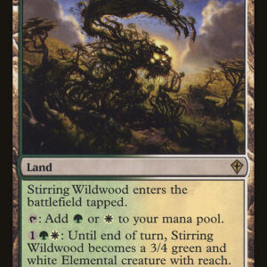 Worldwake - 144 - Stirring Wildwood - Rare - C - Non-foil