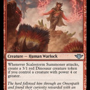 Outlaws of Thunder Junction - 144 - Scalestorm Summoner - Uncommon - R - Non-foil