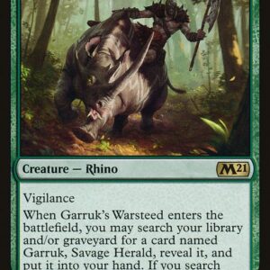 Core Set 2021 - 337 - Garruk's Warsteed - Rare - G - Non-foil (Front)