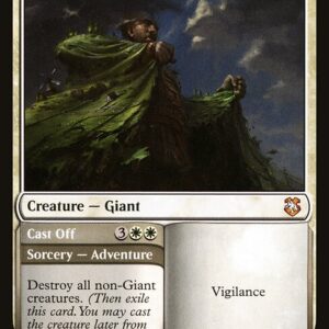 Forgotten Realms Commander - 70 - Realm-Cloaked Giant // Cast Off - Mythic - W - Non-foil (Front)