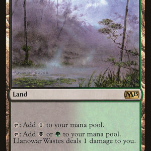 Magic 2015 - 244 - Llanowar Wastes - Rare - C - Non-foil