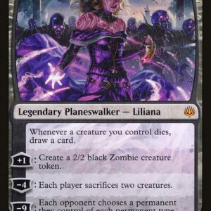 War of the Spark - 97 - Liliana, Dreadhorde General - Mythic - B - Foil (Front)