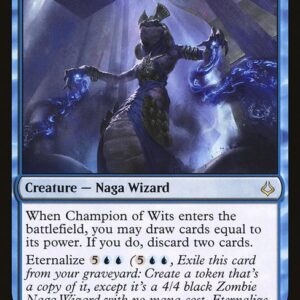 Hour of Devastation - 31 - Champion of Wits - Rare - U - Foil