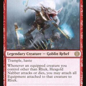 Phyrexia: All Will Be One - 407 - Rhuk, Hexgold Nabber - Rare - R - Foil