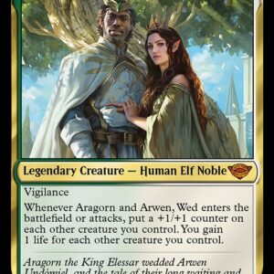 The Lord of the Rings: Tales of Middle-earth - 287 - Aragorn and Arwen, Wed - Mythic - WG - Foil