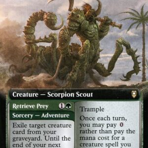 Commander Legends: Battle for Baldur's Gate - 638 - Tlincalli Hunter // Retrieve Prey - Rare - G - Non-foil