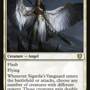 Midnight Hunt Commander - 8 - Sigarda's Vanguard - Rare - W - Non-foil (Front)