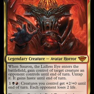 The Lord of the Rings: Tales of Middle-earth - 288 - Sauron, the Lidless Eye - Mythic - BR - Foil