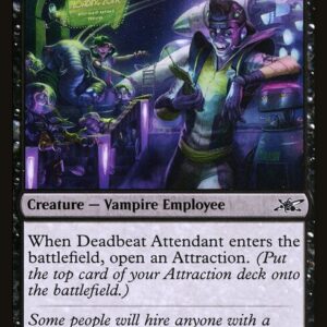 Unfinity - 69 - Deadbeat Attendant - Common - B - Foil