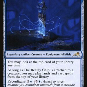 Kamigawa: Neon Dynasty - 74 - The Reality Chip - Rare - U - Foil