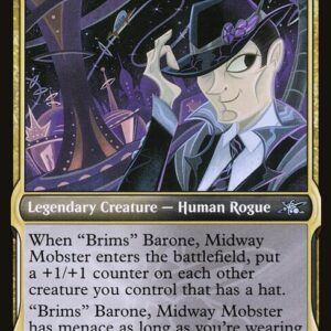 Unfinity - 256 - "Brims" Barone, Midway Mobster - Uncommon - WB - Foil