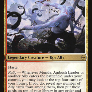Battle for Zendikar - 215 - Munda, Ambush Leader - Rare - WR - Non-foil