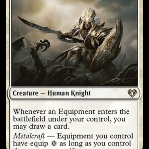 Commander Masters - 51 - Puresteel Paladin - Rare - W - Non-foil