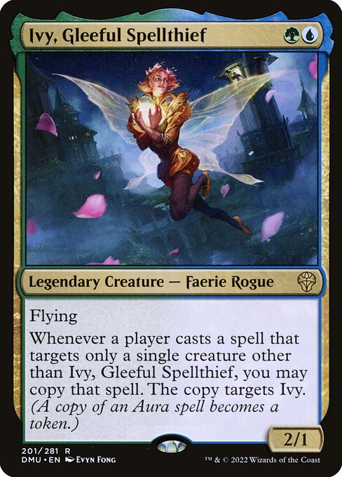 Dominaria United - 201 - Ivy, Gleeful Spellthief - Rare - UG - Foil
