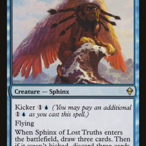 Zendikar - 69 - Sphinx of Lost Truths - Rare - U - Non-foil