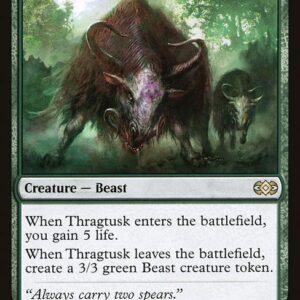 Double Masters - 183 - Thragtusk - Rare - G - Foil
