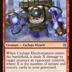 War of the Spark - 122 - Cyclops Electromancer - Uncommon - R - Non-foil (Front)
