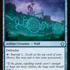 Foundations - 49 - Rune-Sealed Wall - Uncommon - U - Non-foil
