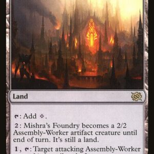 The Brothers' War - 265 - Mishra's Foundry - Rare - C - Foil