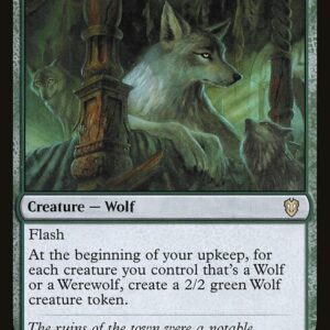 Crimson Vow Commander - 36 - Hollowhenge Overlord - Rare - G - Non-foil (Front)