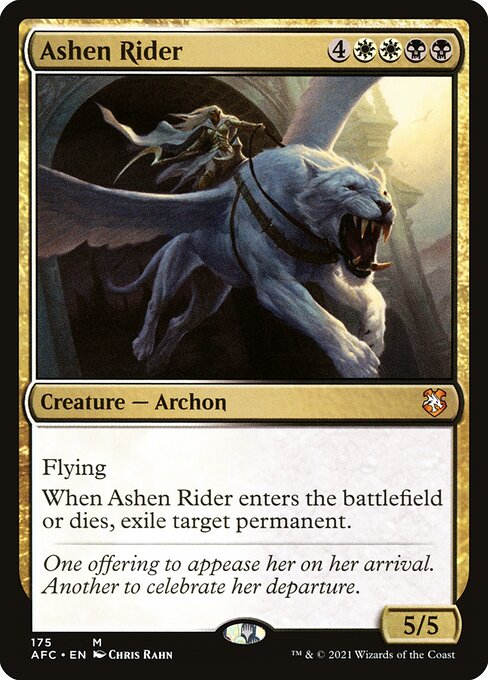 Forgotten Realms Commander - 175 - Ashen Rider - Mythic - WB - Non-foil (Front)