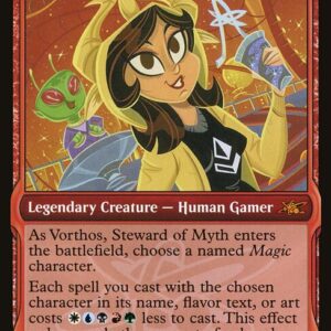 Unfinity - 251 - Vorthos, Steward of Myth - Mythic - R - Foil