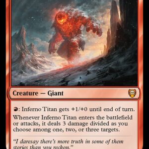 Tales of Middle-earth Commander - 223 - Inferno Titan - Mythic - R - Non-foil