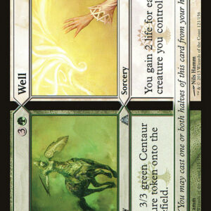 Dragon's Maze - 121 - Alive // Well - Uncommon - WG - Non-foil (Front)