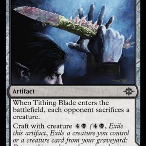 The Lost Caverns of Ixalan - 128 - Tithing Blade // Consuming Sepulcher - Common - C - Non-foil (Front)