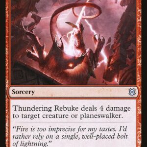 Zendikar Rising - 170 - Thundering Rebuke - Uncommon - R - Non-foil