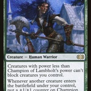Double Masters - 156 - Champion of Lambholt - Rare - G - Non-foil